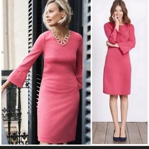 Boden Pink Long Sleeve Dress